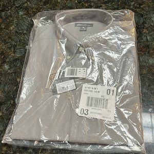 Eddie Bauer Men’s Flex Long-Sleeve Shirt - Med Tall - NWT